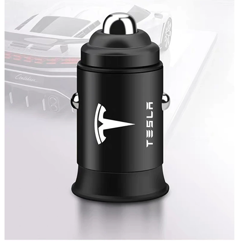 Автомобильное зарядное устройство с двумя USB-портами и дисплеем 3 1 А