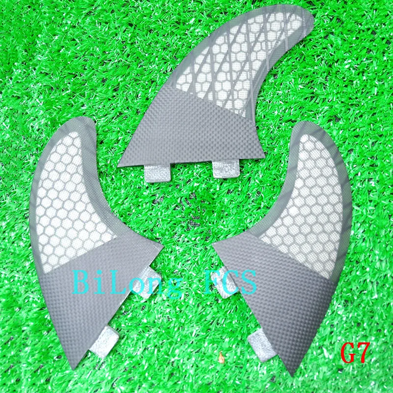 Новые плавники для серфинга 3 шт. в наборе BiLong FCS box G7 Размер Стекловолоконный