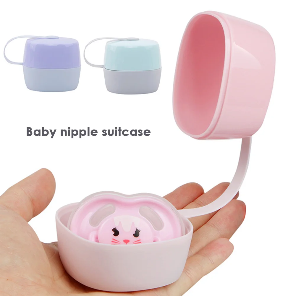 Чехол держатель для соски маленьких детей дорожный ящик хранения безопасный и