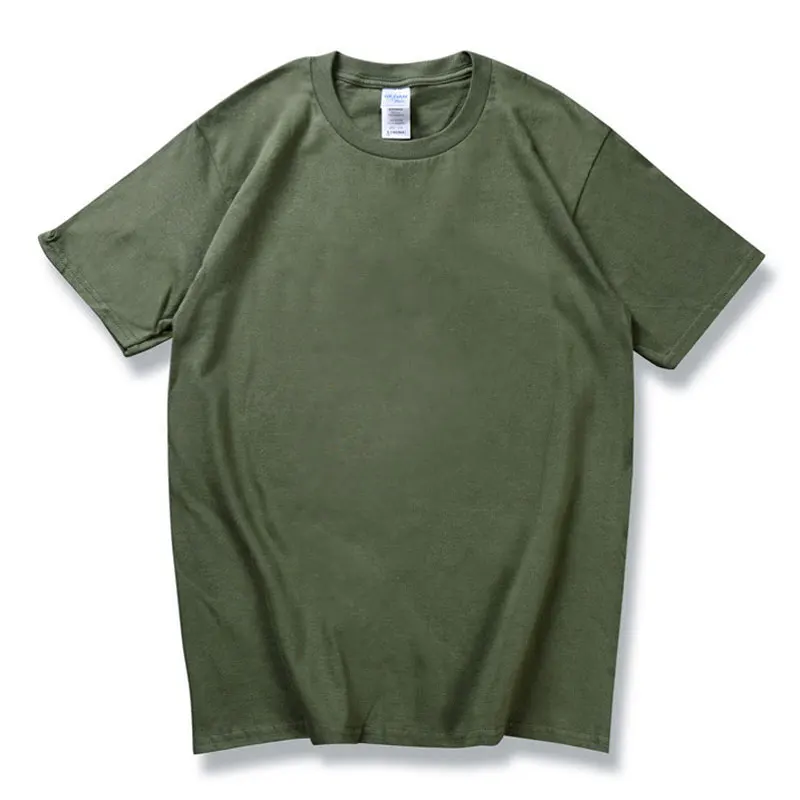 Летние мужские футболки однотонные облегающие с коротким рукавом новые базовые