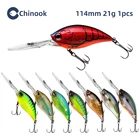 Приманка-воблер Chinook, 114 мм, 21 г, с крючком, глубина 0,3-1,2 м