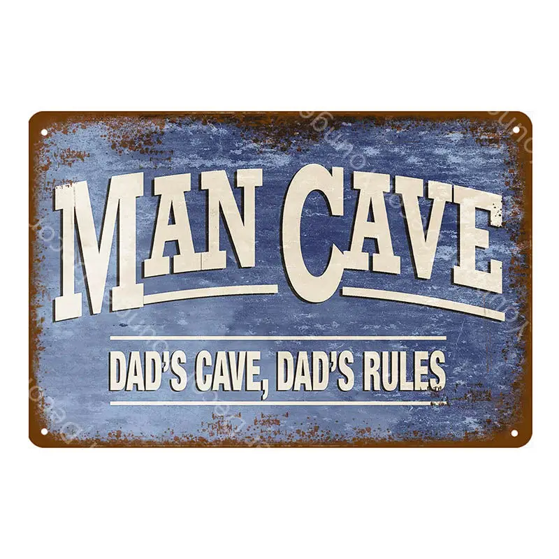 Мужской металлический постер с охотой на рыбу войлочное правило настенный