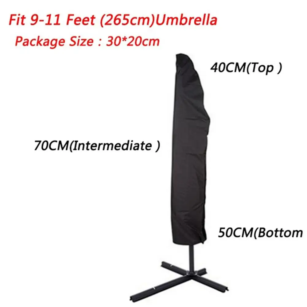 Только включая крышку солнцезащитного тента патио щит банан зонтик крышка