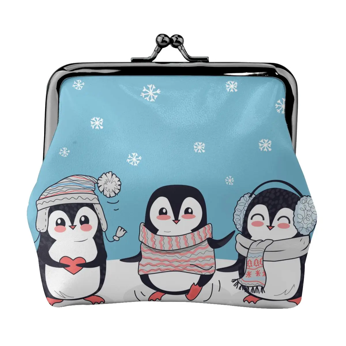 

Merry Christmas Happy Winter Friends Fashion Women Wallet Small Ladies Purse Female Wallet Coin Purse