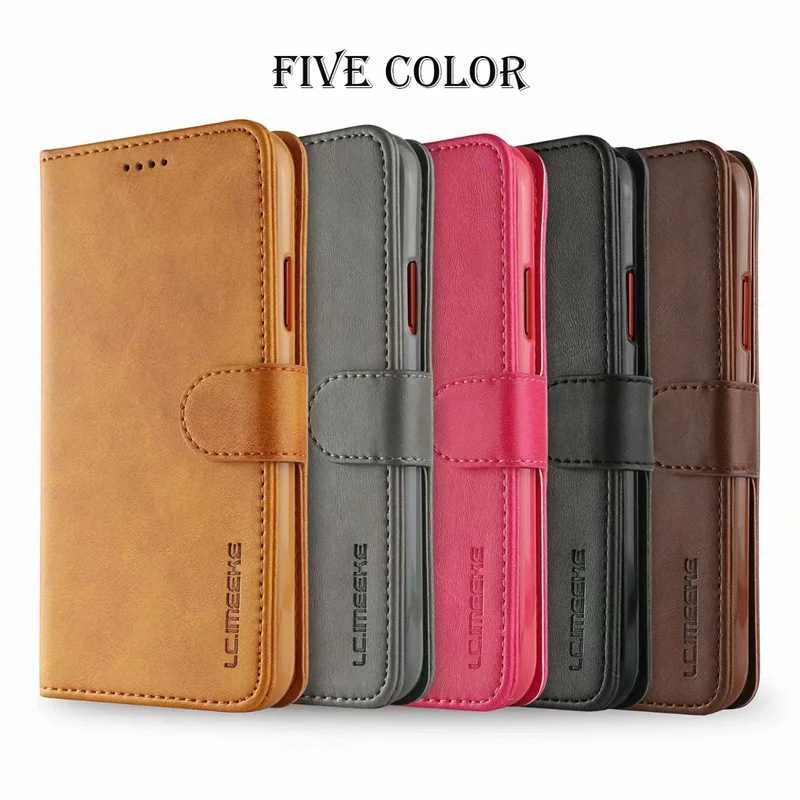 

Flip Case for iPhone X XR XS Case Luxury Leather Wallet Card Holder Phone Cover for iPhone 5 5S SE 6 6s 7 8 Plus 11 Pro Max Case