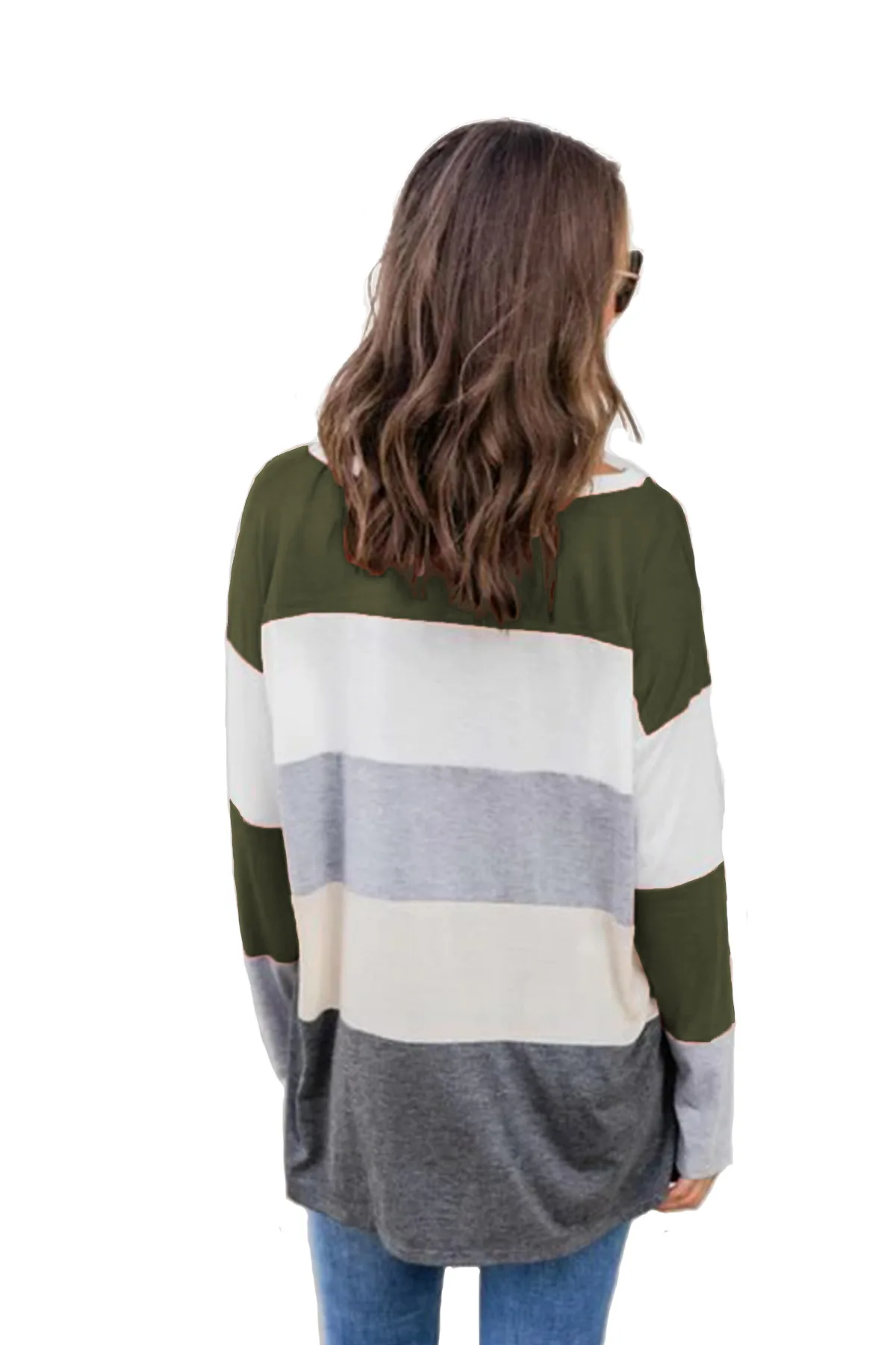 Весна и осень новая футболка с длинным рукавом Женская Горячая Распродажа