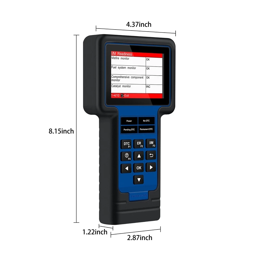 THINKCAR THINKSCAN 601 OBD2 считыватель кодов автомобильный диагностический инструмент для