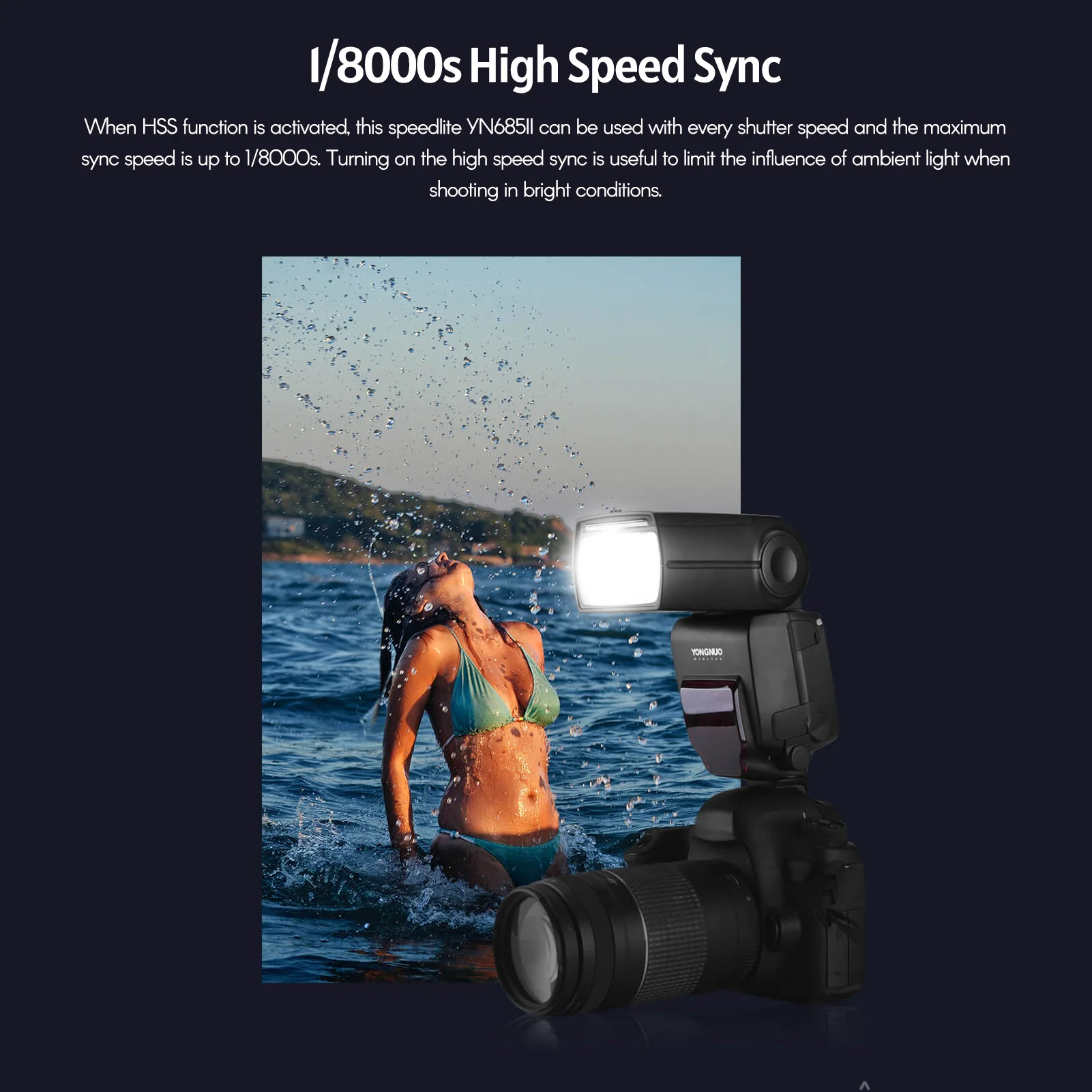 Вспышка YONGNUO YN685II 2 4G с ЖК-дисплеем | Электроника