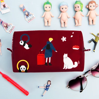 TANTO store Kiitos оригинальный дизайн нейлоновая косметичка из серии Tokyo impression