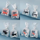 Серьги рыбки Koi из прозрачного мешка для воды, висячие серьги для женщин, модные Эффектные серьги с акулой ювелирные изделия для девушек, 2020