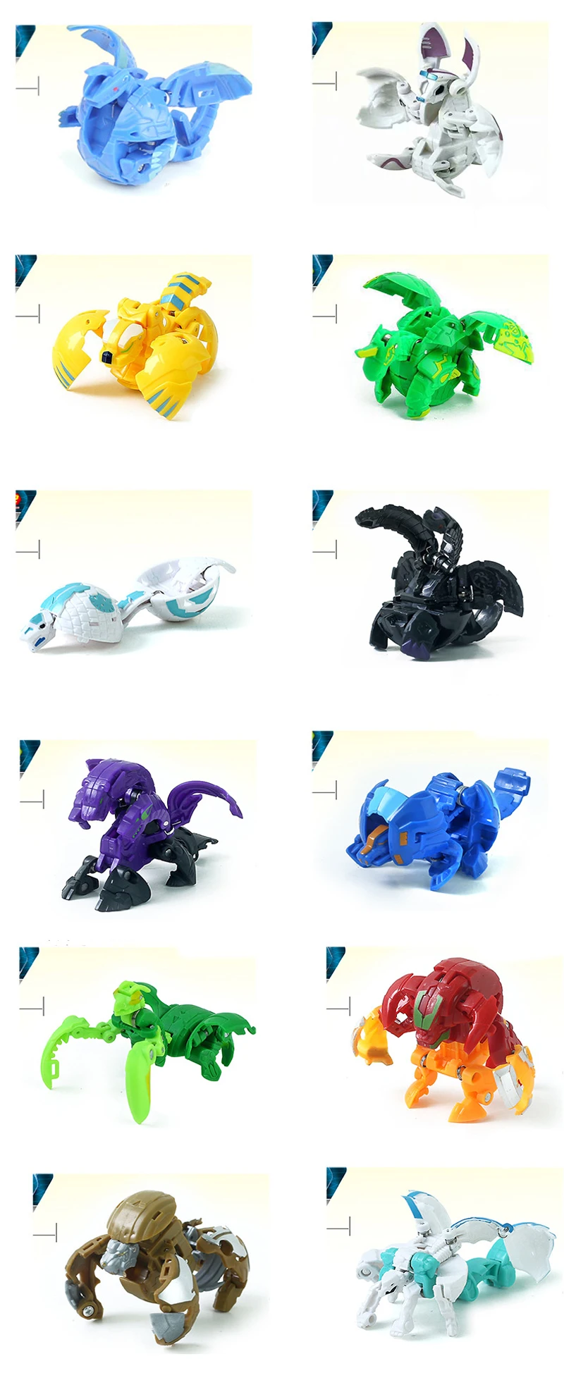 TOMY BAKUGAN, 5 шт., 3,5 см, Трансформеры, гироскоп, Bey Blade, Toupie, Fusion, Met Monster Ball, Gyro Atletiek, игрушка
