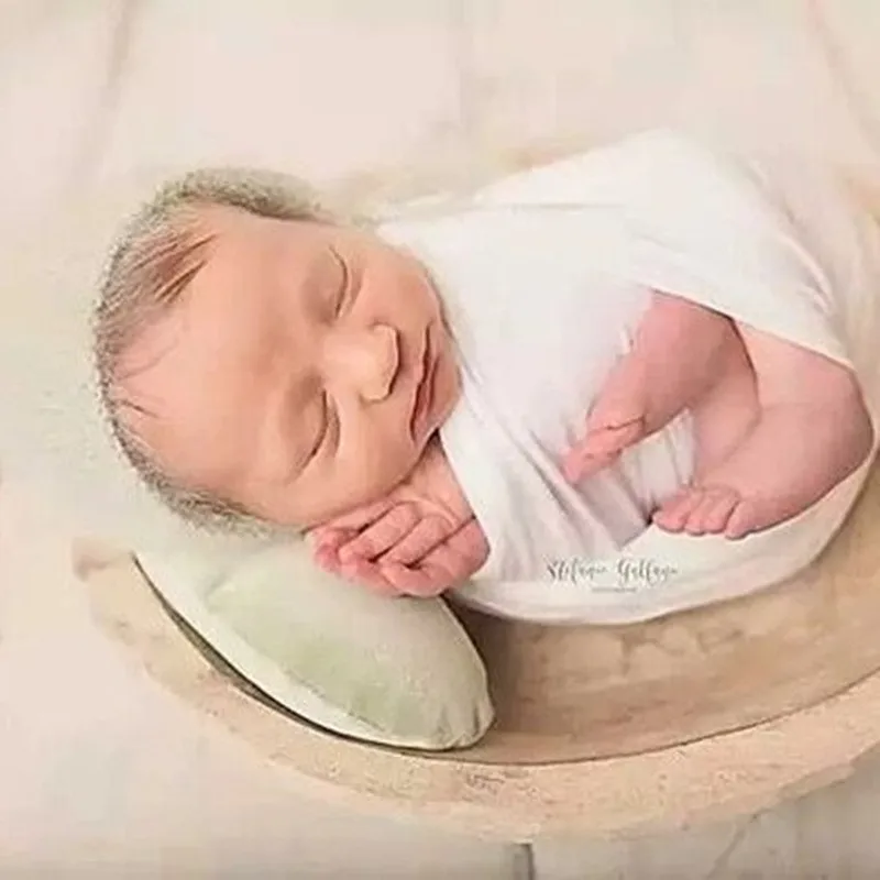 Accesorios de fotograf&iacute;a para reci&eacute;n nacidos, esterilla de fotograf&iacute;a con almohada de Luna, accesorios para estudio de beb&eacute;, accesorios de fotograf&iacute;a para Sesi&oacute;n de beb&eacute; reci&eacute;n nacido-5