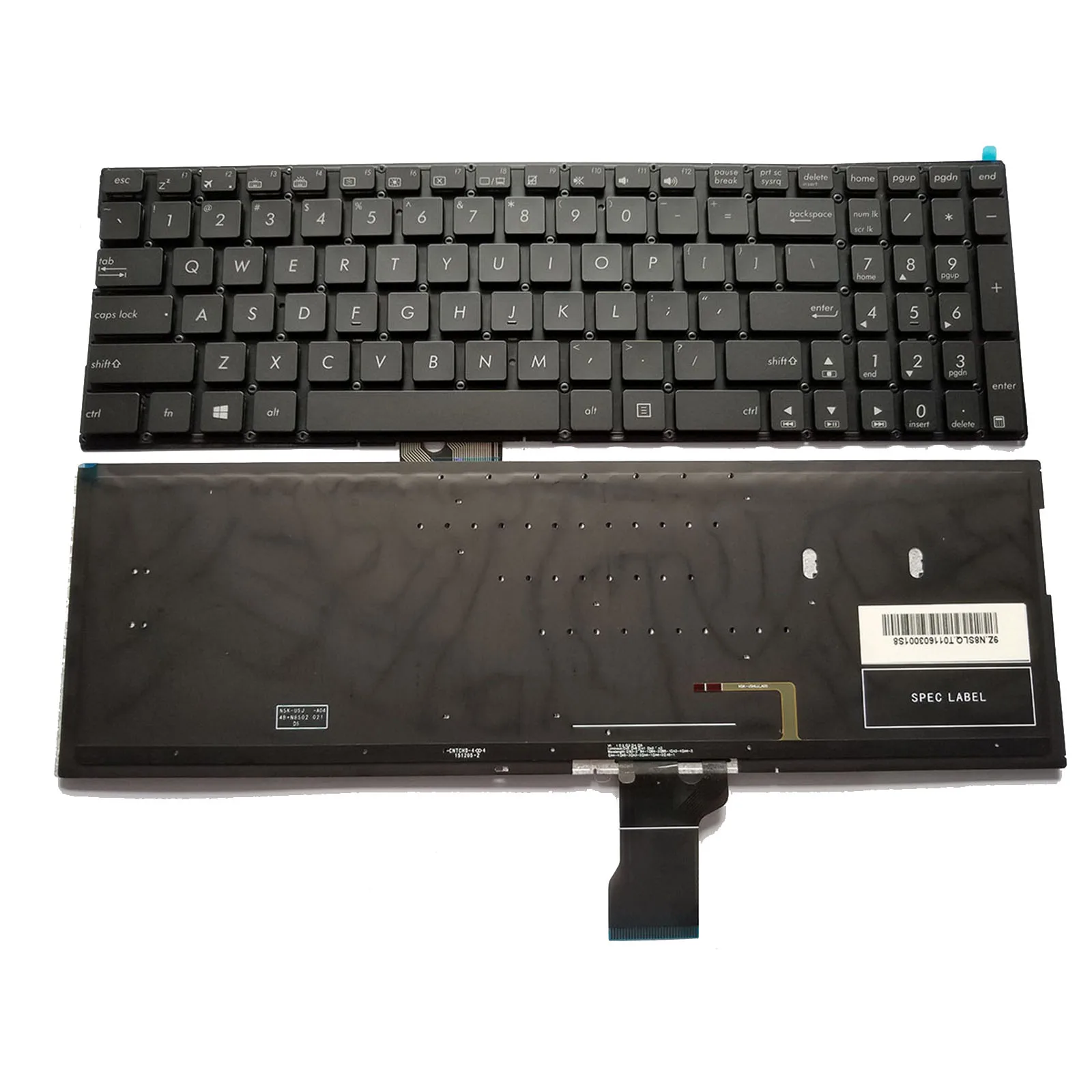 

Новинка для Asus ZenBook Pro UX501 QX501 клавиатура с подсветкой