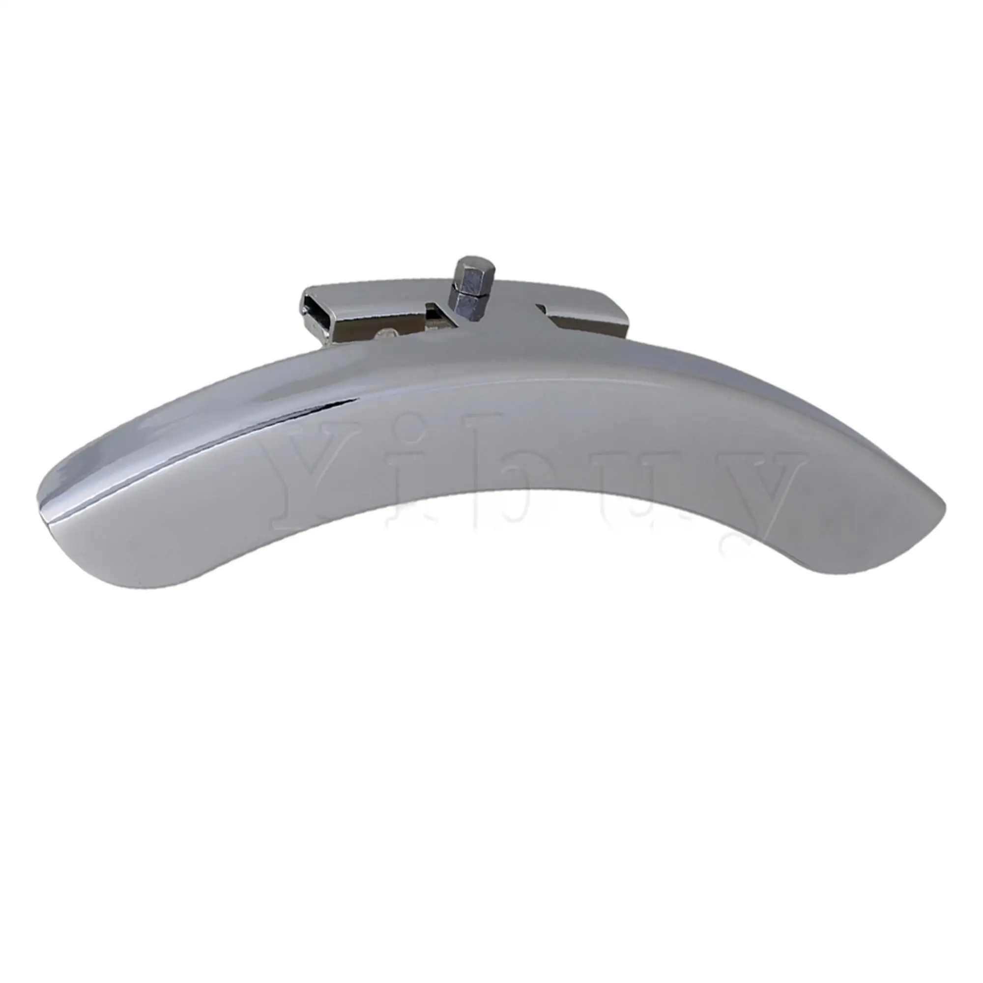 

Yibuy Banjo Part Single feet Banjo Armrest Chrome Finish