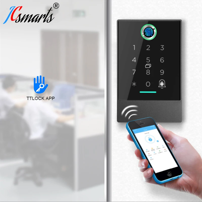 Bluetooth TTlock приложение Управление RFID карты система контроля допуска к двери с