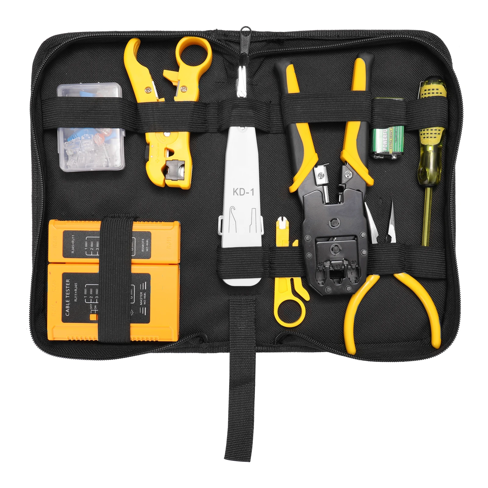 

Household Hardware Network Kit Package Wire Clamp Combination Set Maintenance Tools Cable Combination Tool Crimping Pliers Tools