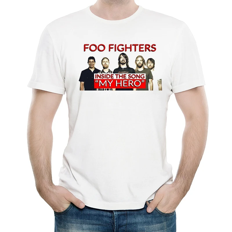 9 Foo fighers футболка белого цвета Мужская мода короткий рукав Foo fighers логотип футболка Майки футболки унисекс футболка - Цвет: 9
