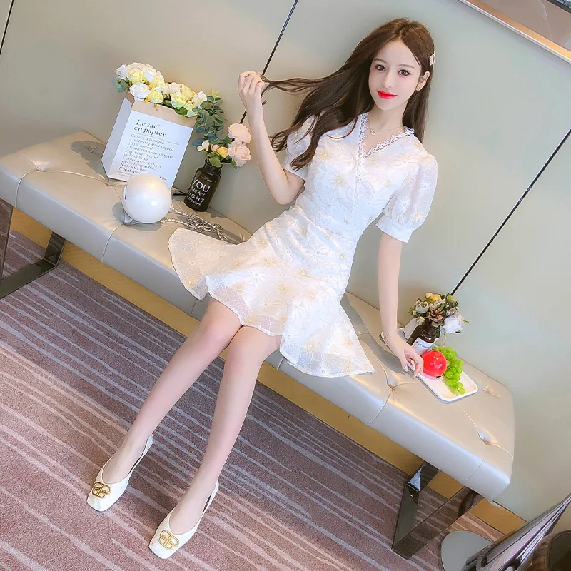 

COIGARSAM Short Sleeve Women dress New Summer Dresses 82119