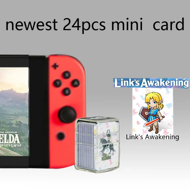 24 Zelda mini card Zelda Дыхание для диких карт amiibo zelda ссылка Пробуждение молодой ссылка NFC карта ntag215 Diablo Splatoon 2 Super Odyssey - Цвет: 24 Zelda mini card