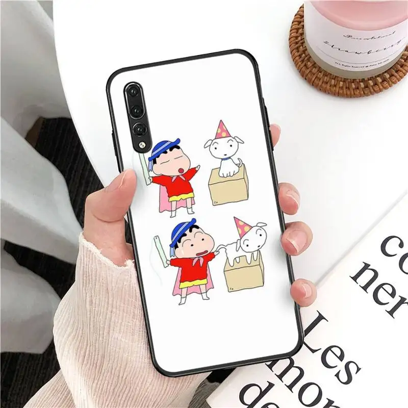 

Cartoon Crayon Shin-Chan Phone Case For Huawei Mate 30 Pro P20 P30 P40 pro lite Y7 Y6 2019 case for Honor 8X 8A 10 20lite 10i