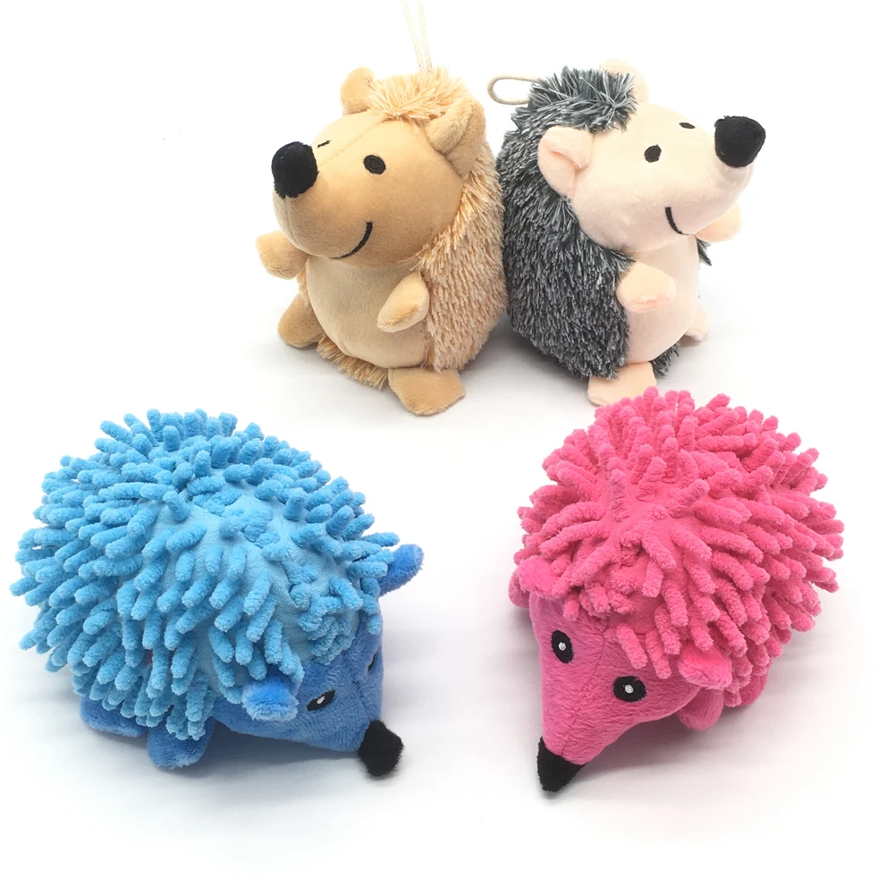 

Hedgehog Soft Plush Dog Toys Small/Large Dogs Interactive /Squeaky Sound Toy Chew Bite Resistant toy Pets Accessories Supplies