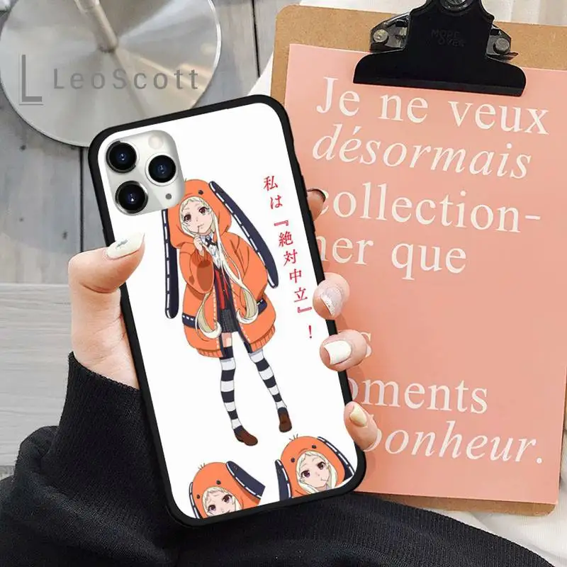 

Japanese Anime Kakegurui Jabami Phone Case for iPhone 11 12 mini pro XS MAX 8 7 6 6S Plus X 5S SE 2020 XR