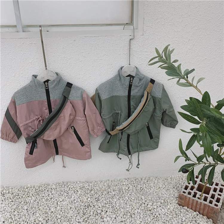 Повседневная Свободная куртка в уличном стиле для мальчиков и девочек пальто на