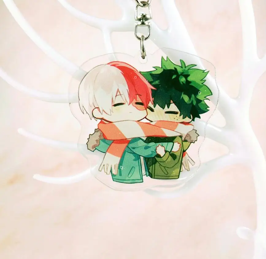 Брелок для ключей из аниме Моя геройская Академия Izuku Bakugou Shoto Group акриловая