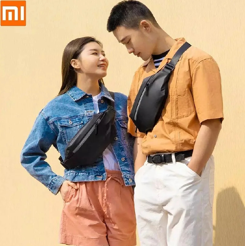 

Xiaomi Fashion Multifunctional Sports Leisure Chest Bag Lightweight Waist Bag Waterproof Crossbody Shoulder Bag Film Plastic Bag