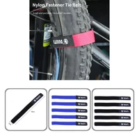 5pcs bike tie straps ultralight bike supplies stable wearproof adhesive bike tie straps pump holder ties for cycling