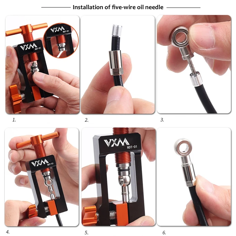 

Double Flaring Brake Line Tool Kit Tubing Car Truck Tool with Mini Pipe Cutter A