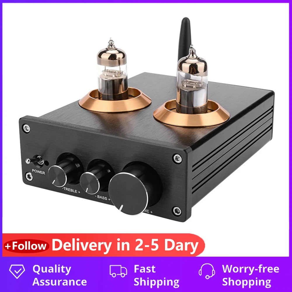 Bluetooth трубчатый предусилитель усилитель звучания Hifi 6J5 желчь вакуумная трубка