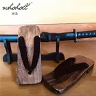 Летние мужские тапочки WHOHOLL Geta, шлепанцы, деревянные тапочки, искусственная обувь, костюмы для косплея, обувь, сланцы