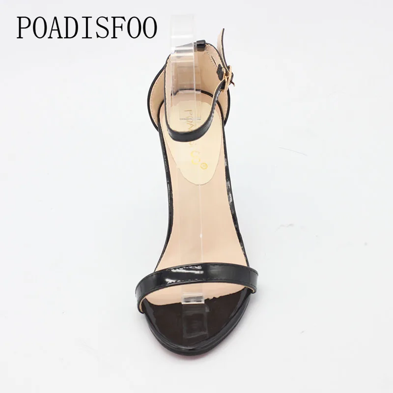 HOKSZVY/Новые летние женские Простые сандалии модные пикантные босоножки на высоком