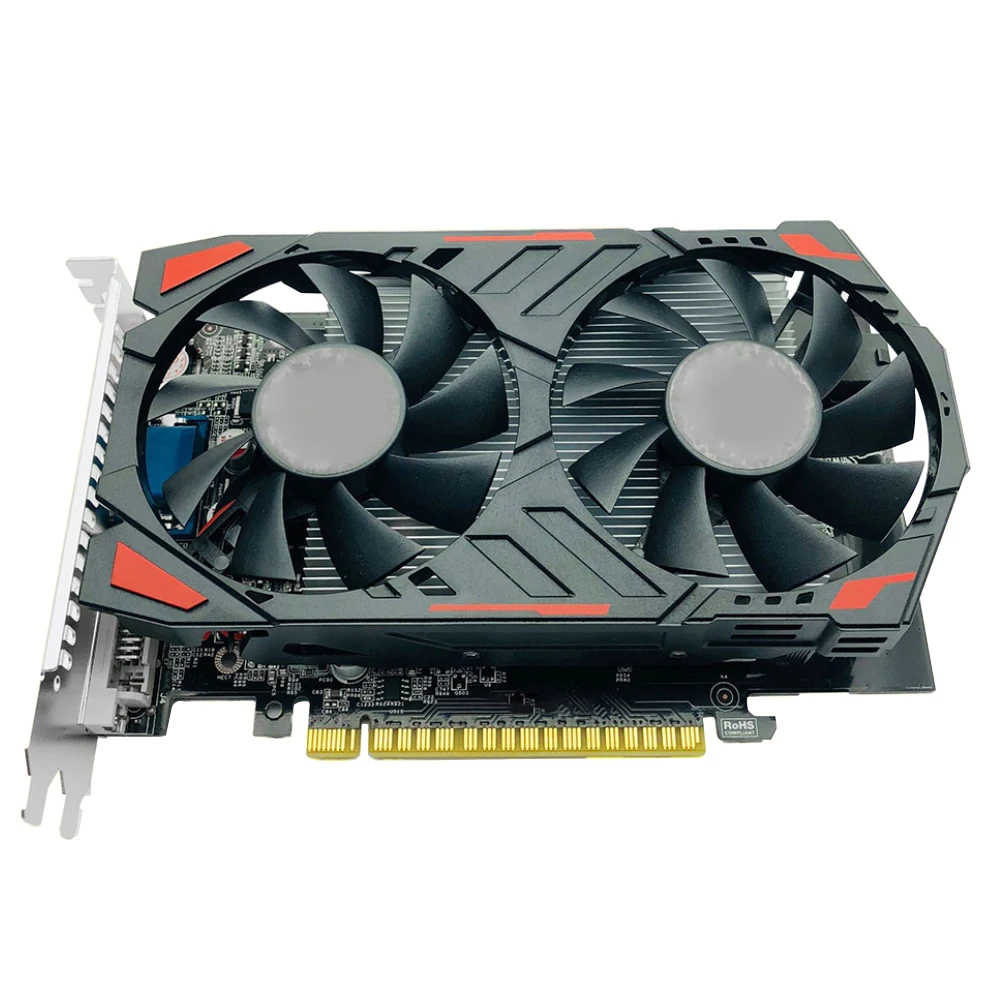 Высокая производительность 4 ГБ GDDR5 независимый PCI Express бесшумный охлаждающий