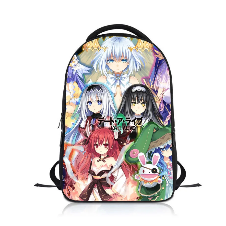 Детский школьный ранец для мальчиков и девочек, мультяшный рюкзак для учеников с аниме свиданием и прямиком, Детская сумка для книг