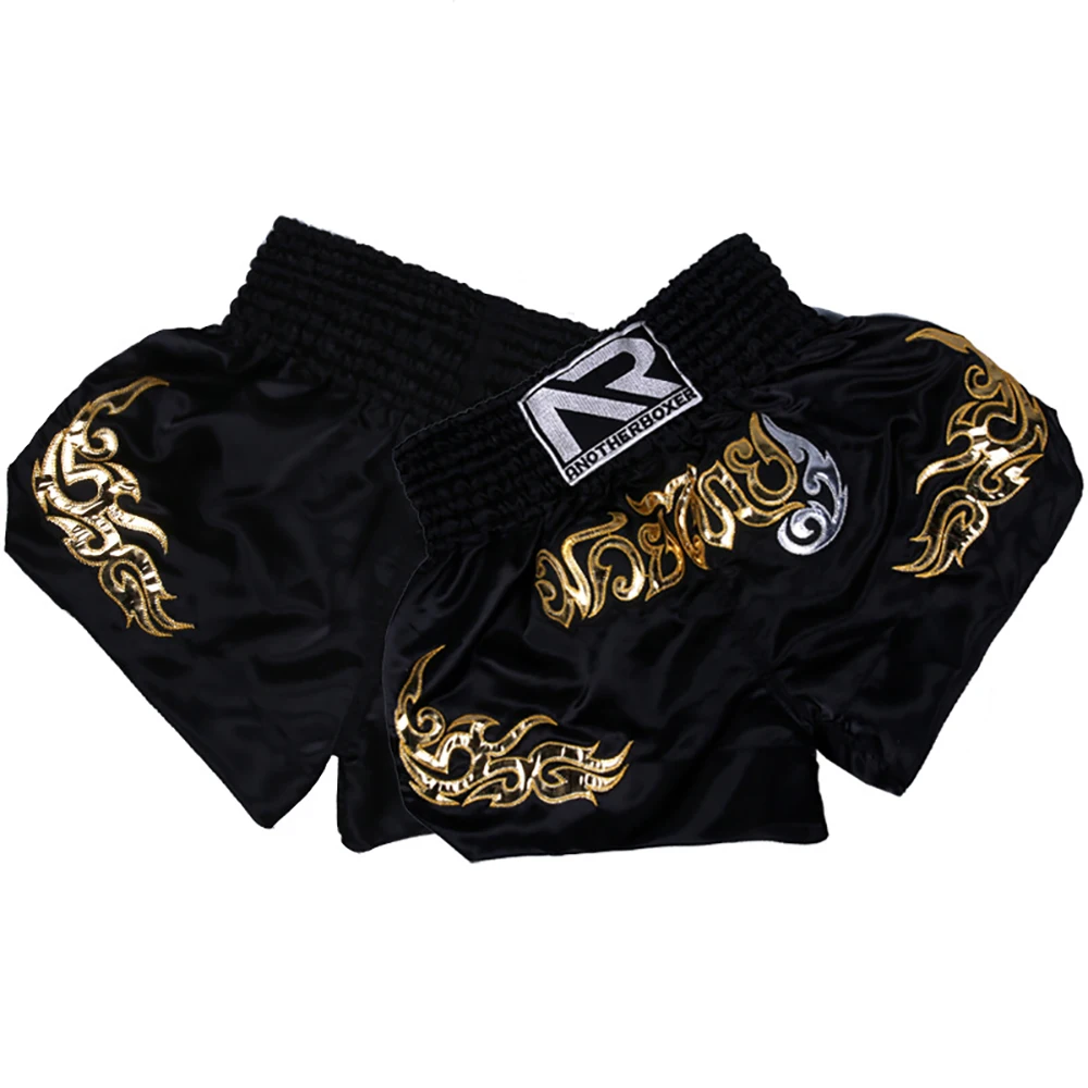 

Muay Thai Shorts Adult Kids Light Breathable Durable Boxing Trunks Man Woman Printing Grappling Sanda Kickboxing Boxe Short