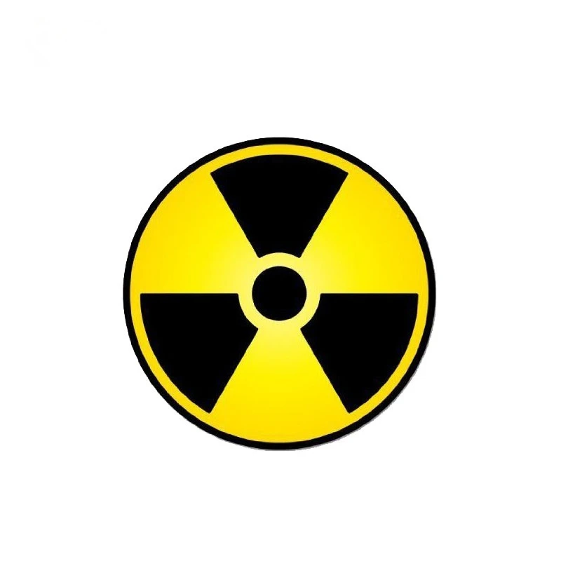 

Funny Warning Sign Nuclear Radiation Warning Car Sticker PVC Decal