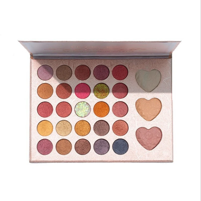 DIKALU COCO VENUS матовые тени для век power Palette Блеск хайлайтер Shimmer Make up Пигмент Тени для век Палитра 35 цветов - Цвет: 28 color
