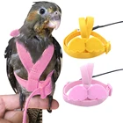 Лидер продаж Anti-bite Летающий тренировочная веревка, прочные резиновые ремни, Попугай Птица Животное наборы поводков, милые детские носки, Оригинальные Модные ПЭТ шлейка с поводком для домашних животных игрушки