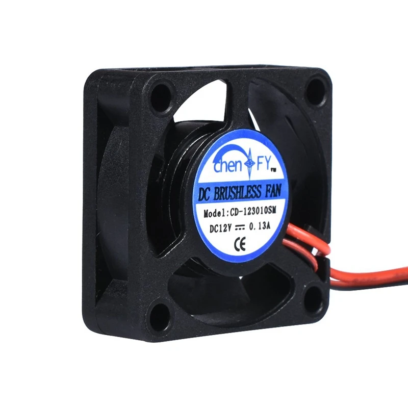30X30X10Mm 12V 2Pin Dc охладитель воздуха небольшой вентилятор охлаждения для 3D Пинтера