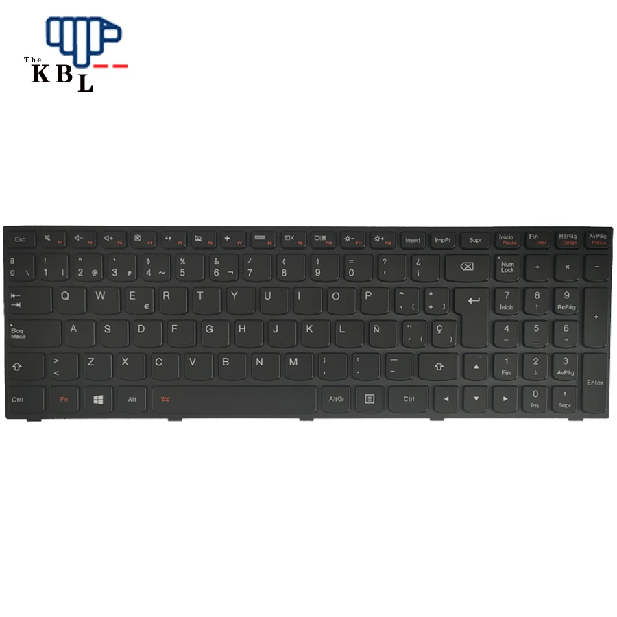 Испанский новая для Lenovo G50 черный ноутбук с подсветкой клавиатуры FRU 25214667 T6G1B