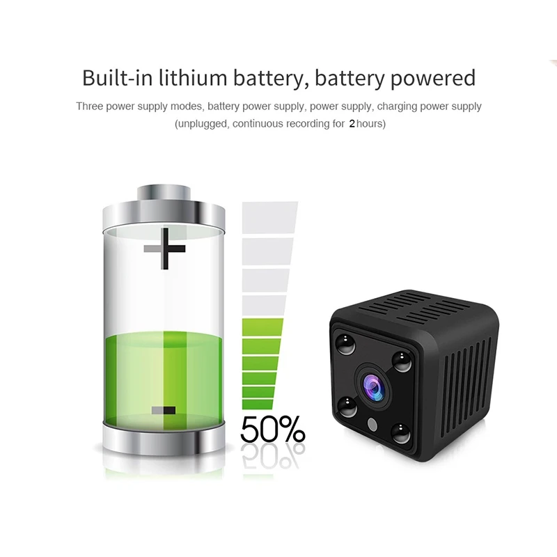 

Wifi Mini Camera HD 1080P Night Vision Ip Camera Wifi Camcorder Motion Detection Sensor Recorder Wireless Security Battery Cam