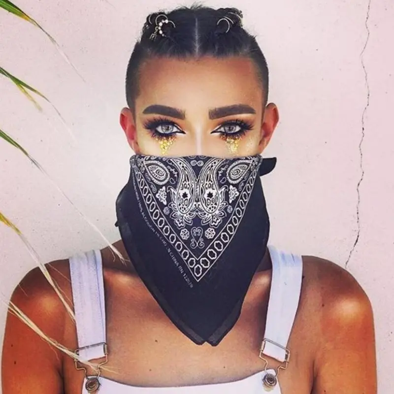 Бандана повязка для волос в японском стиле Харадзюку хлопковая бандана мужчин и