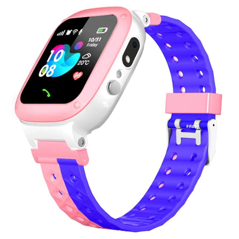 Детские Водонепроницаемые Смарт часы LBS + WIFI трекер SOS звонок умный мониторинг