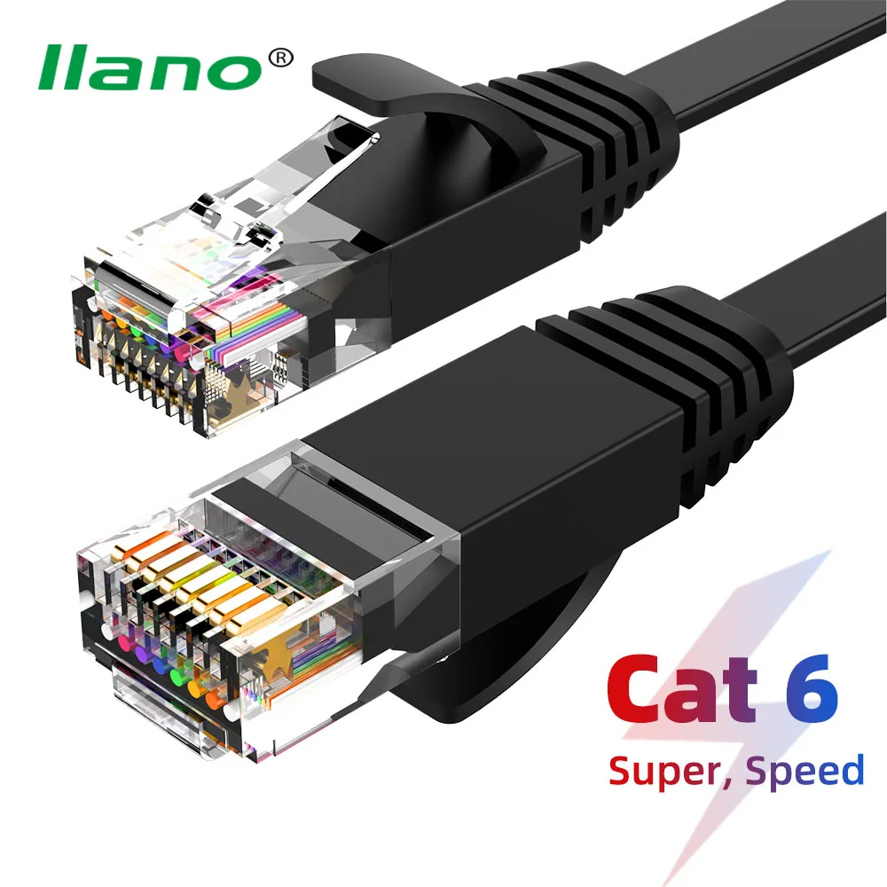 Llano Cat6 Ethernet-кабель RJ 45 Lan-кабель UTP CAT сетевой Utp-кабель 1 м/3 м/5 м/8 м Соединительный