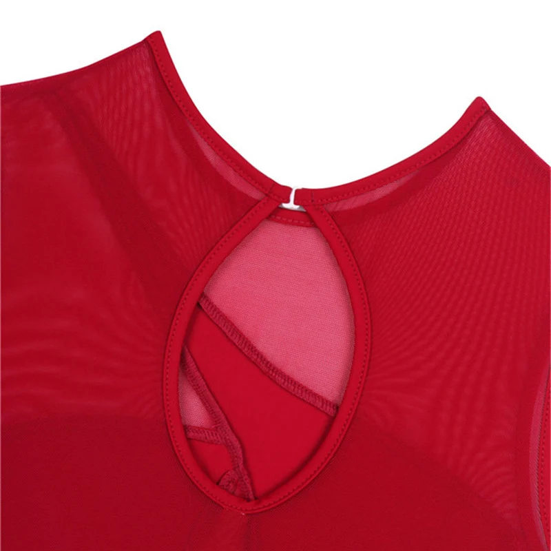 Женское блестящее Сетчатое платье без рукавов со стразами с вырезом на спине