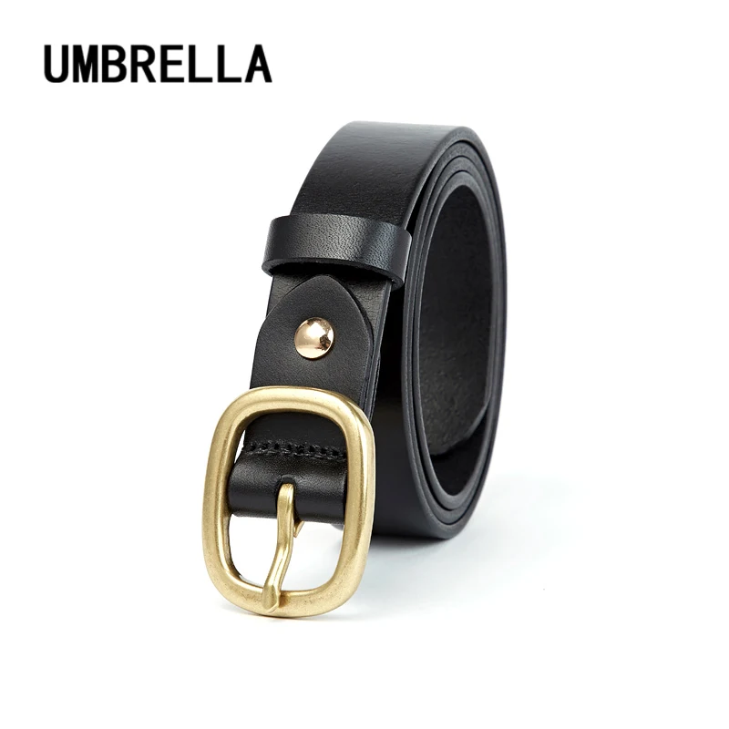 

Women's Belt First Layer Cowhide Belt Pin Buckle Fashionable Versatile Korean Style Simple Skirt Belt Women's Leather Jeans Belt