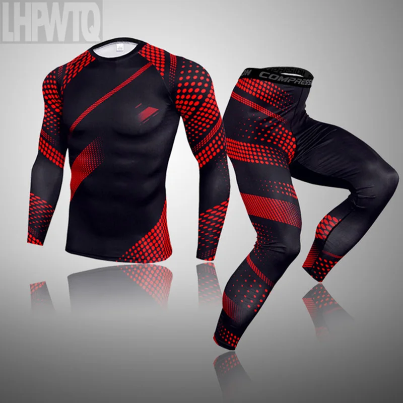 

Brand New Winter Thermal Underwear Sets Men Long Johns Thermal Thermo Clothes Men's Clothing Compression T-Shirt Leggings