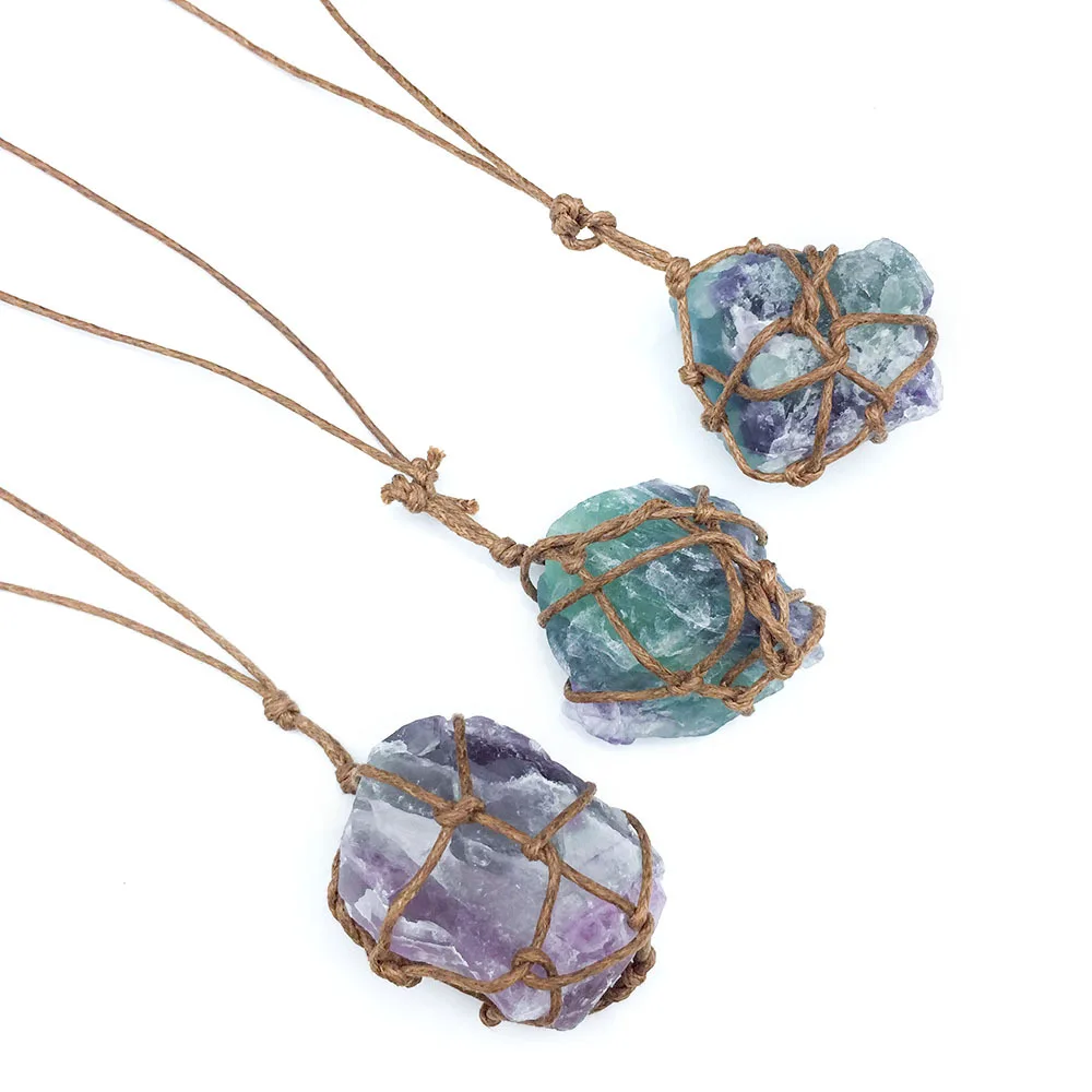 Оригинальная Подвеска естественный неправильной формы флюоригинальная руда